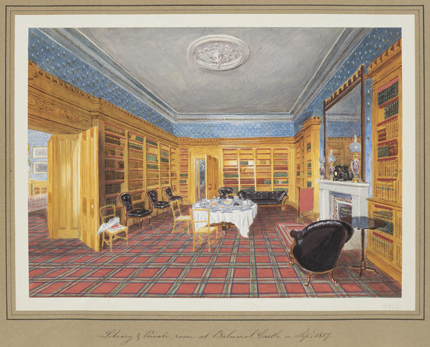 Library and Private room at Balmoral Castle