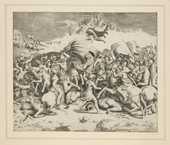 Constantine defeating the tyrant Maxentius