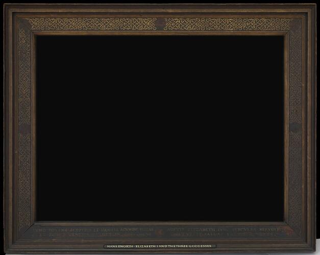 Frame for RCIN 403446, Eworth, Elizabeth I and the Three Godesses