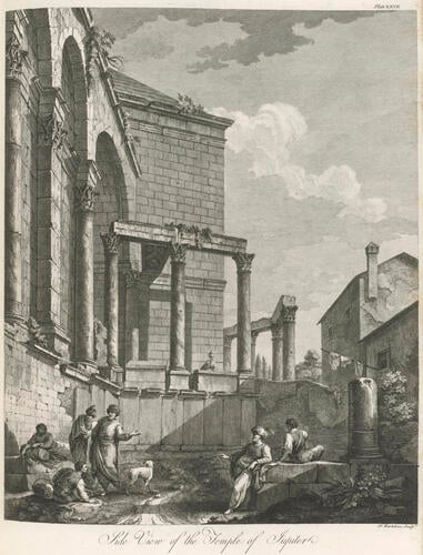Ruins of the Palace of the Emperor Diocletian at Spalatro in Dalmatia / by R. Adam Ruins of the Palace of the Emperor Diocletian at Spalatro in Dalmatia / by R. Adam