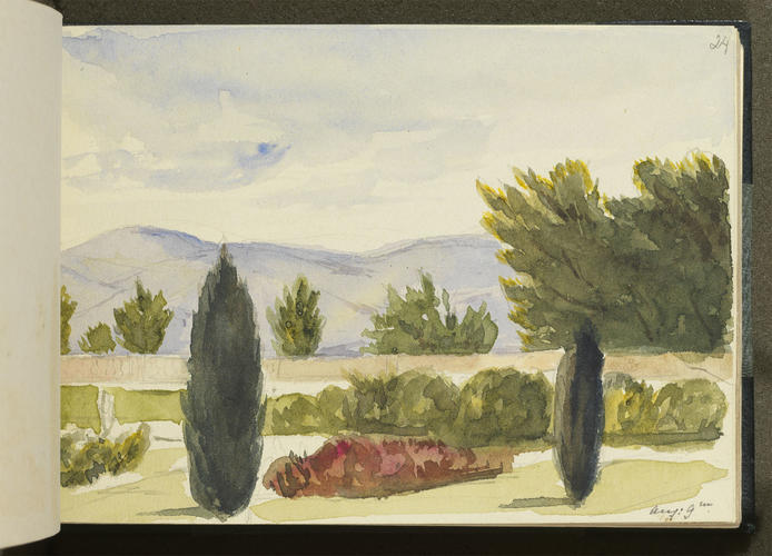 Master: SKETCHES FROM NATURE V. R. 1849 TO 1851
Item: View from Viceregal Lodge