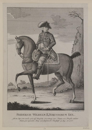 FRIDERICH WILHELM II, BORUSSORUM REX FRIDERICH WILHELM II, BORUSSORUM REX
