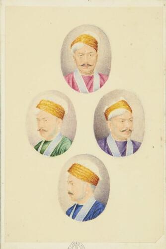 Lady Napier's visit to Travancore: Sir J Madava Row [sic], Dewan of Travancore taken in 1867