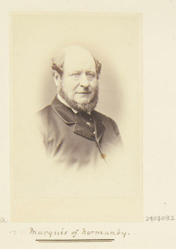Marquis of Normanby [Photographic Portraits Vol. 4/62 1861-1876]