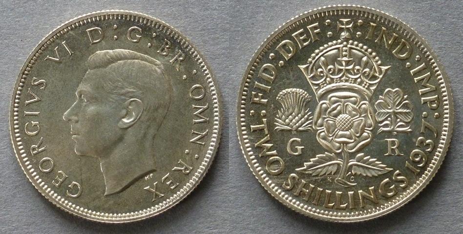 George VI proof florin