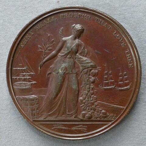 Medal commemorating the signing of the Preliminaries for the Peace of Amiens, 1801
