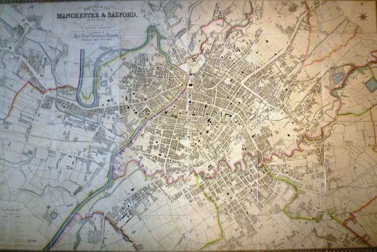 Bancks & Co's plan of Manchester & Salford, with their environs . . . from an actual survey by Richard Thornton Bancks & Co's plan of Manchester & Salford, with their environs . . . from an actual survey by Richard Thornton