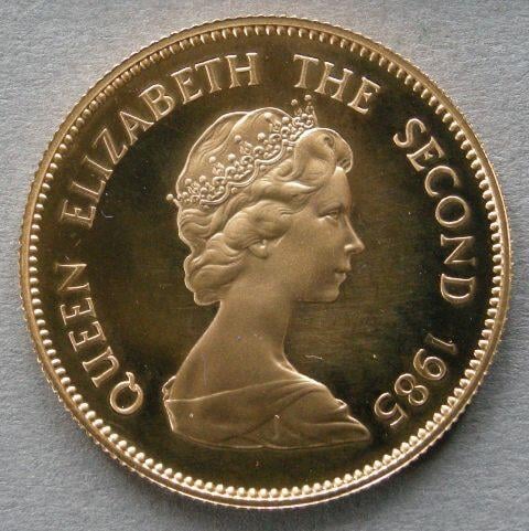 Hong Kong. Proof Gold $1, 000, 1985, commemorating the Year of the Ox