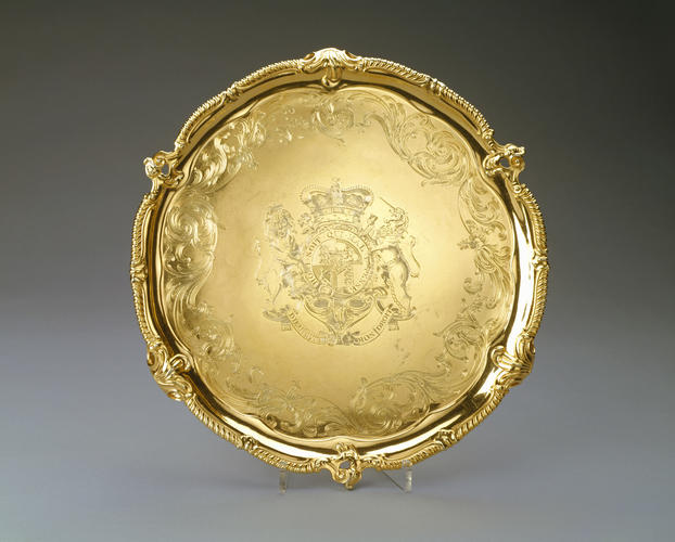 Four salvers