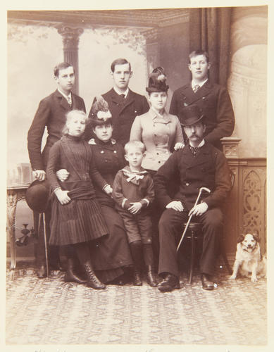 The King and Queen of Greece with their Children. [Album: Photographic Portraits vol. 5/63 1875-1889]