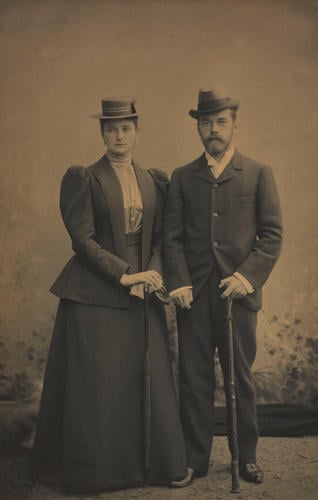 Nicholas II, Emperor of Russia and Alexandra Feodorovna, Empress of Russia Nicholas II, Emperor of Russia and Alexandra Feodorovna, Empress of Russia