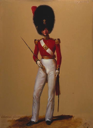 Lieutenant and Captain the Honourable Thomas Ashburnham (1816-72), Coldstrem Guards