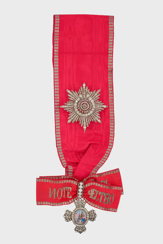 Order of St Catherine (Russia). Star worn by Queen Alexandra