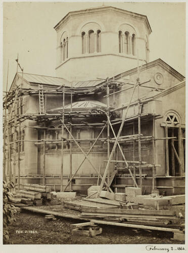 Construction of the Mausoleum at Frogmore Construction of the Mausoleum at Frogmore