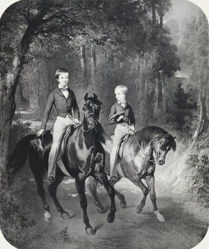 LE COMTE DE PARIS ET LE DUC DE CHARTRES