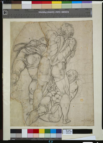 Three soldiers, from Michelangelo's Conversion of St Paul Three soldiers, from Michelangelo's Conversion of St Paul
