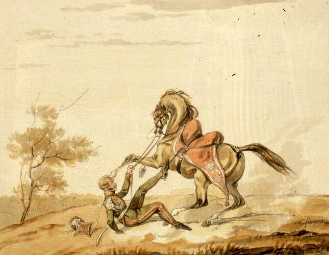 French Army. Lancer, Garde Royale