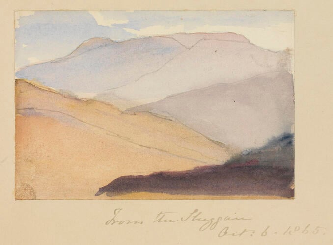 Master: SKETCHES FROM NATURE V. R. 1865 TO 1867
Item: From the Sluggain