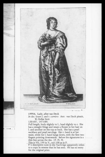 Lady, after Van Dyck