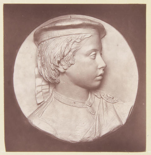 Medallion portrait of HRH Prince Leopold: Albert Memorial Chapel, Windsor