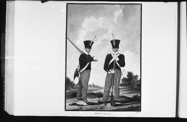 Dutch Forces. Infantrymen. About 1815 Dutch Forces. Infantrymen. About 1815