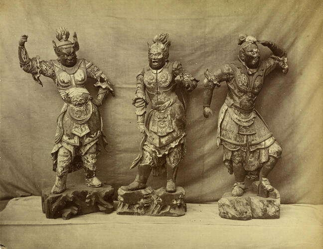 'Twelve Dêva Kings'; Three of a set of twelve Heavenly Generals (Jūni Shinshō)