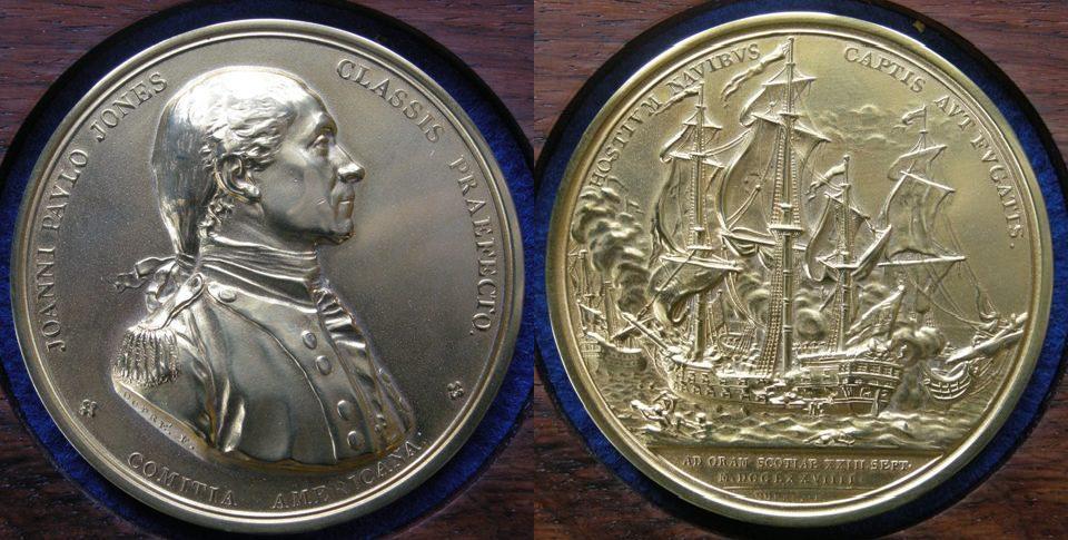 U. S. A. Medal commemorating John Paul Jones, 1779 U. S. A. Medal commemorating John Paul Jones, 1779