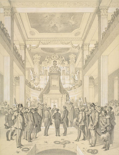 Funeral of the Dowager Duchess of Saxe-Coburg-Gotha at Gotha, 27 September 1860