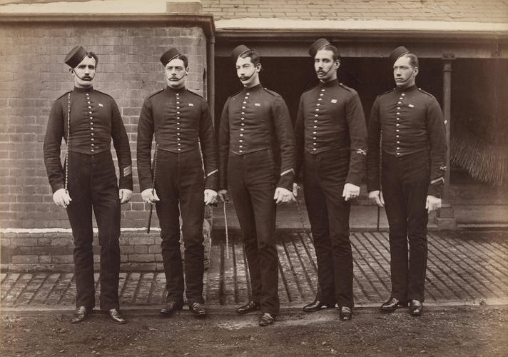 Five Troopers from the Life Guards who served in the Anglo-Egyptian War