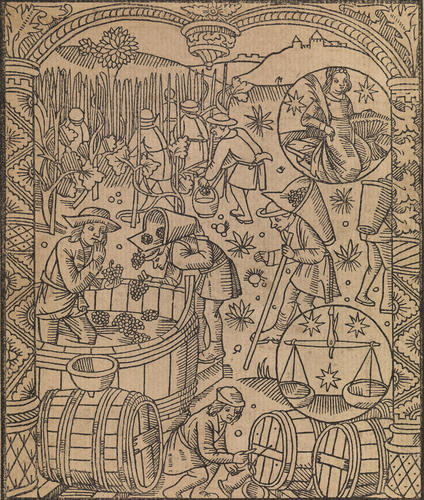Master: Twelve woodcuts of the labours of the months from 'The kalender of shepherdes'
Item: October Master: Twelve woodcuts of the labours of the months from 'The kalender of shepherdes'
Item: October