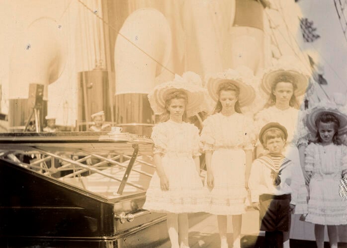 The five children of Tsar Nicholas II