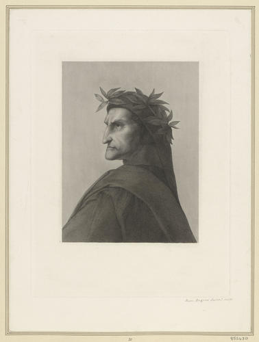 Head of Dante [from 'The Disputa']