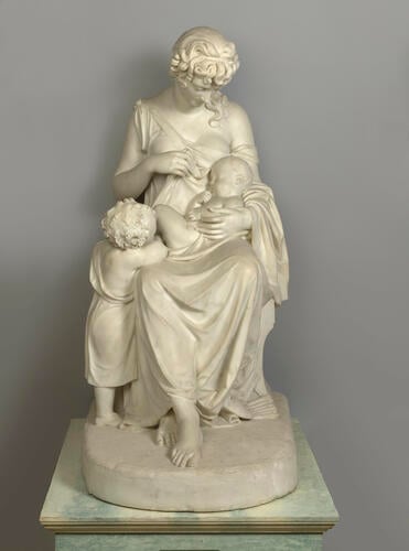 Mrs. Jordan, née Dorothea Bland (1761-1816) and two of her children Mrs. Jordan, née Dorothea Bland (1761-1816) and two of her children
