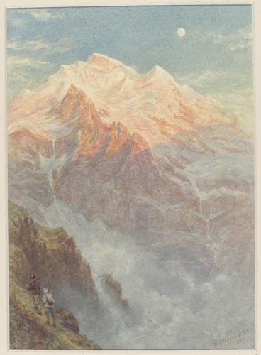 The Jungfrau at evening