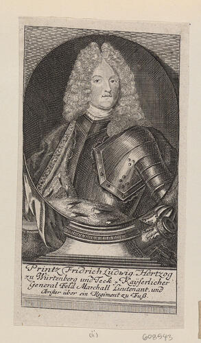 Printz Fridrich Ludwig Hertzog zy Wurtemberg und Teck