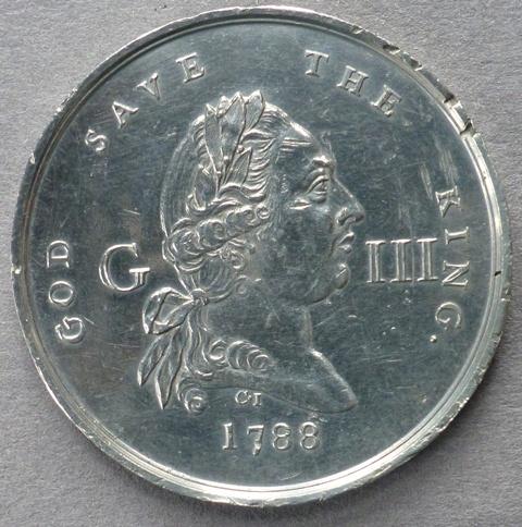 Great Britain. Medal commemoratig the Recovery of King George III from illness, 1789 Great Britain. Medal commemoratig the Recovery of King George III from illness, 1789