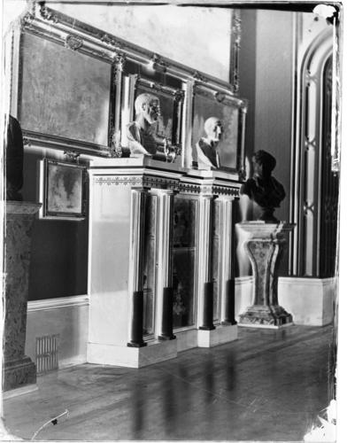 Glass plate negative of the Grand Corridor, Windsor Castle Glass plate negative of the Grand Corridor, Windsor Castle
