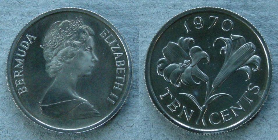 Bermuda. Proof 10 cents Bermuda. Proof 10 cents