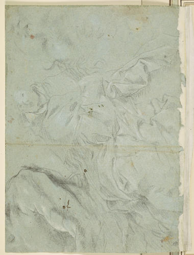 Recto: A study for St Luke. Verso: Studies of an arm and shoulder Recto: A study for St Luke. Verso: Studies of an arm and shoulder
