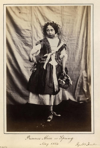 'Princess Alice as Spring' 'Princess Alice as Spring'