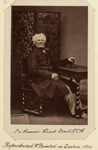 Sir Francis Bond Head, 1st Baronet (1793-1875) Sir Francis Bond Head, 1st Baronet (1793-1875)