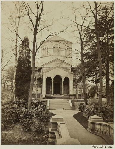Construction of the Mausoleum at Frogmore Construction of the Mausoleum at Frogmore