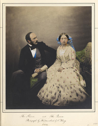 'The Prince and The Queen'; Prince Albert (1819-61) and Queen Victoria (1819-1901)