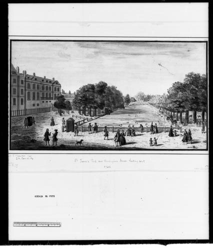 St. James's Park and Buckingham House, looking west