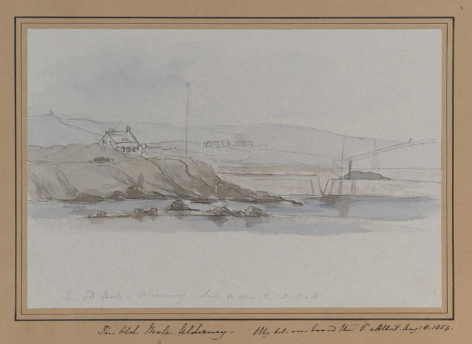 Master: Queen Victoria's Sketchbook 1848-1854
Item: The Old Mole Alderney
