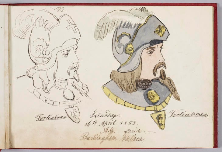 Master: Albert Edward's Teaching Sketch Book (Later Edward VII) 1853-54
Item: Fortinbras