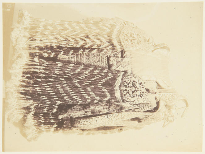 'Embroidered saddle' 'Embroidered saddle'