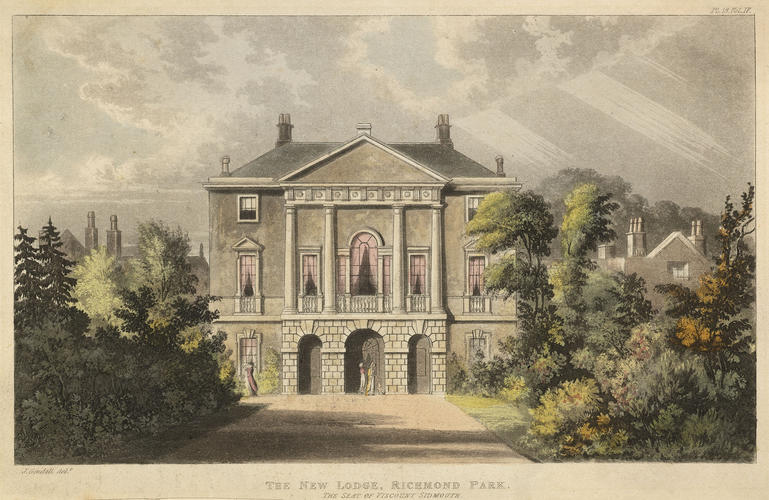 The new lodge, Richmond Park
