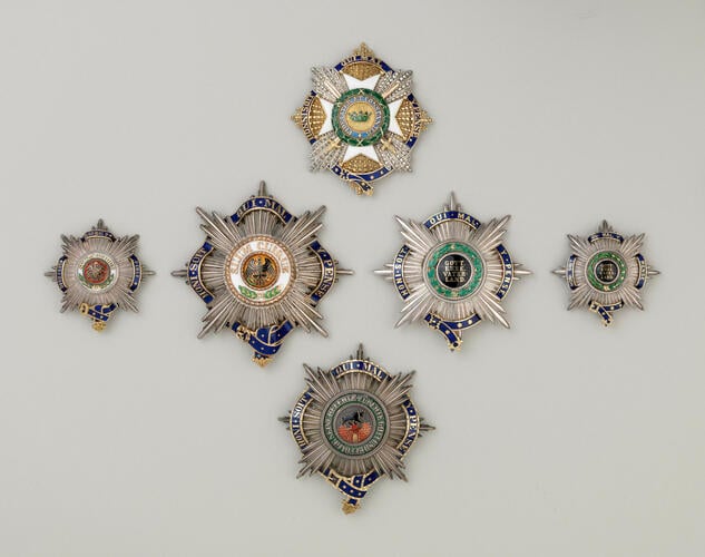 Saxe-Ernestine House Order. Prince Albert's military star