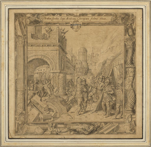 Scipio destroying Carthago Nova Scipio destroying Carthago Nova